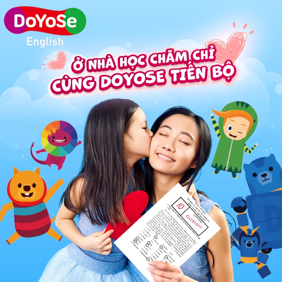 Toàn quốc [E-voucher] Doyose Phonic Family - Phần mềm học Tiếng Anh cho trẻ từ 4 đến 6 tuổi