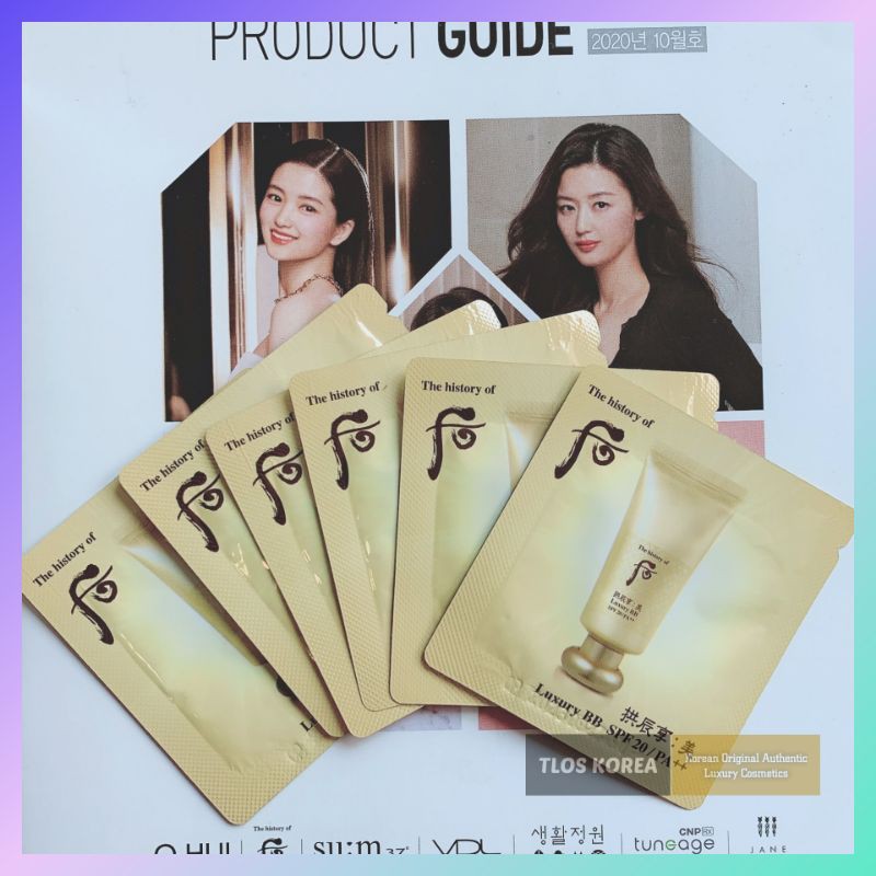 Sample Kem trang điểm cao cấp Whoo Gongjinhyang Mi Luxury BB Cream SPF20