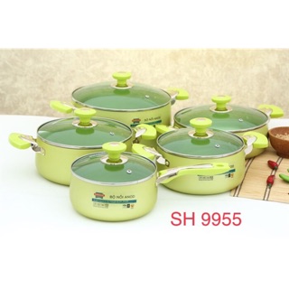 Bộ nồi Sunhouse 5 cái inod