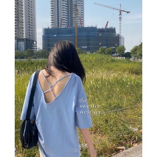 Áo phông đan dây chéo lưng (hàng quảng châu)