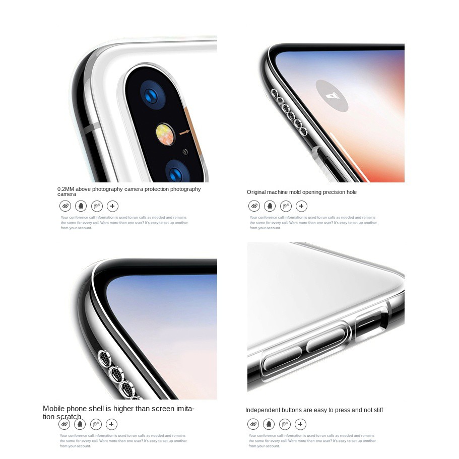 Ốp Lưng Trong Suốt Chống Rơi Cho Meizu 18pro 17 16 16xs V8 | BigBuy360 - bigbuy360.vn