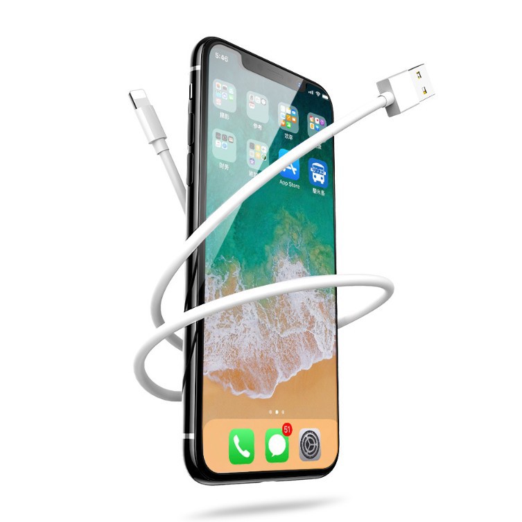 Cáp Sạc Lightning Cao Cấp Cho Điện Thoại IPad ,Pin Dự Phòng Cáp Sạc, Tai nghe Bluetooth Airpods IPhone- 1m