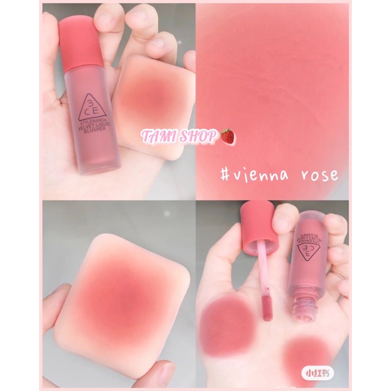 MÁ HỒNG KEM 3CE VELVET LIQUID BLUSHER | BigBuy360 - bigbuy360.vn