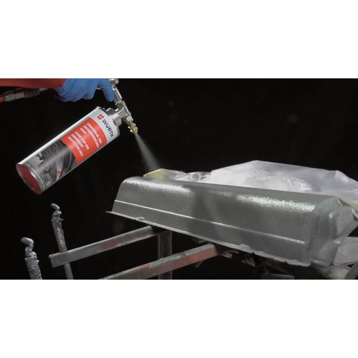 Phủ gầm xám gốc nhựa Wurth Stone Chip And Underbody protection Grey 1lit ducthanhauto