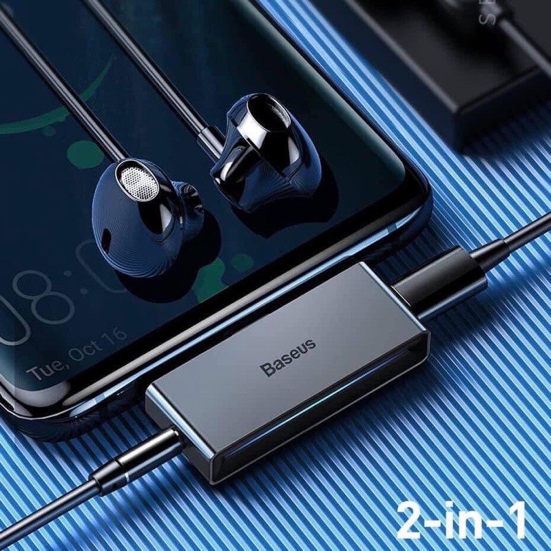 JACK chuyển 2in1 cổng TYPE-C Baseus