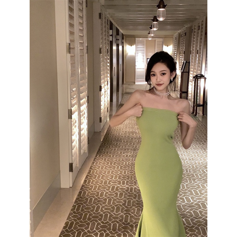 Đầm Ôm Dáng Màu Sắc Đơn Giản Dành Cho Nữ