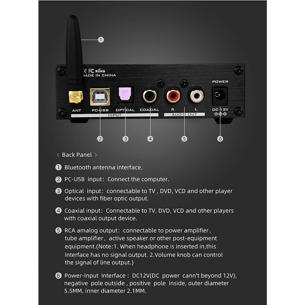 Giải Mã FX-AUDIO DAC X6 MKII - Phiên Bản 2021 -Bluetooth 5.0