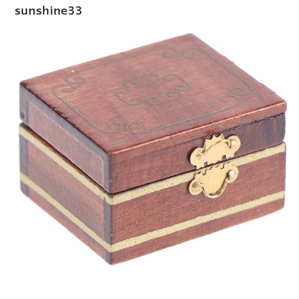 1 Hộp Đựng Trang Sức Mini Trang Trí Nhà Búp Bê DIY