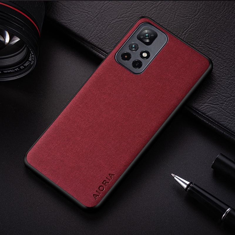 Bao Da Điện Thoại Màu Trơn Đơn Giản Cho redmi note 11 pro plus redmi note 11s 5g Ốp