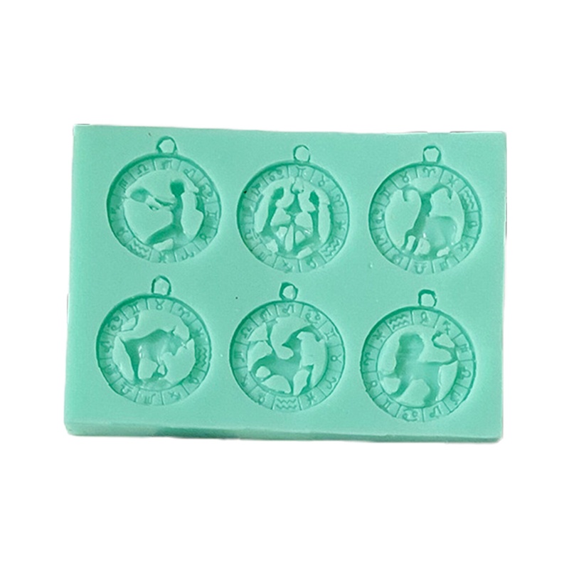 Khuôn Silicone Làm Móc Khóa Hình 12 Chòm Sao
