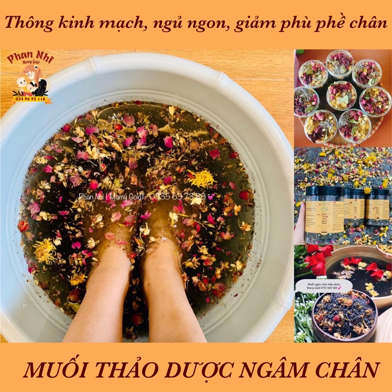 MUỐI THẢO DƯỢC NGÂM CHÂN