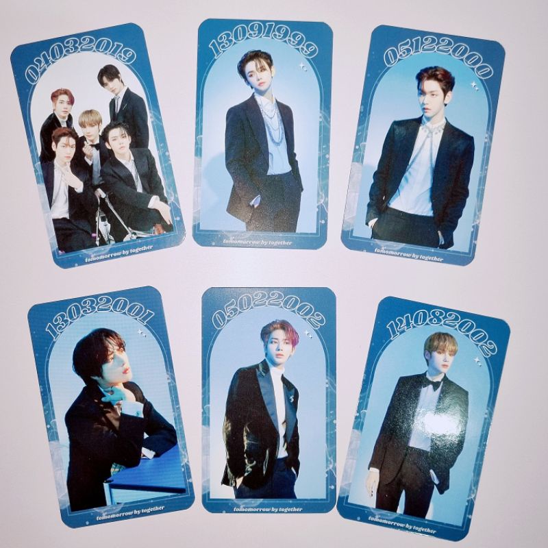 Set card des TXT siêu xinh unoff