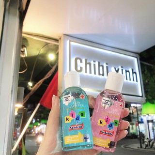 Gel rửa tay khô cho bé sanitelle kids 60ml nga