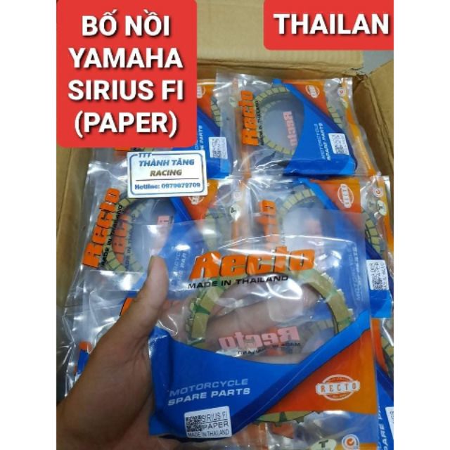 BỐ NỒI SIRIUS FI (PAPER) RECTO MADE IN THAILAN