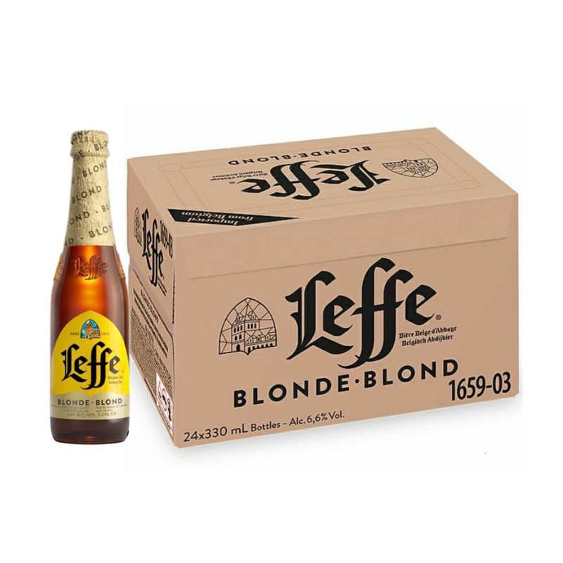 Bia Leffe Blonde, Leffe vàng, bia Bỉ nhập khẩu