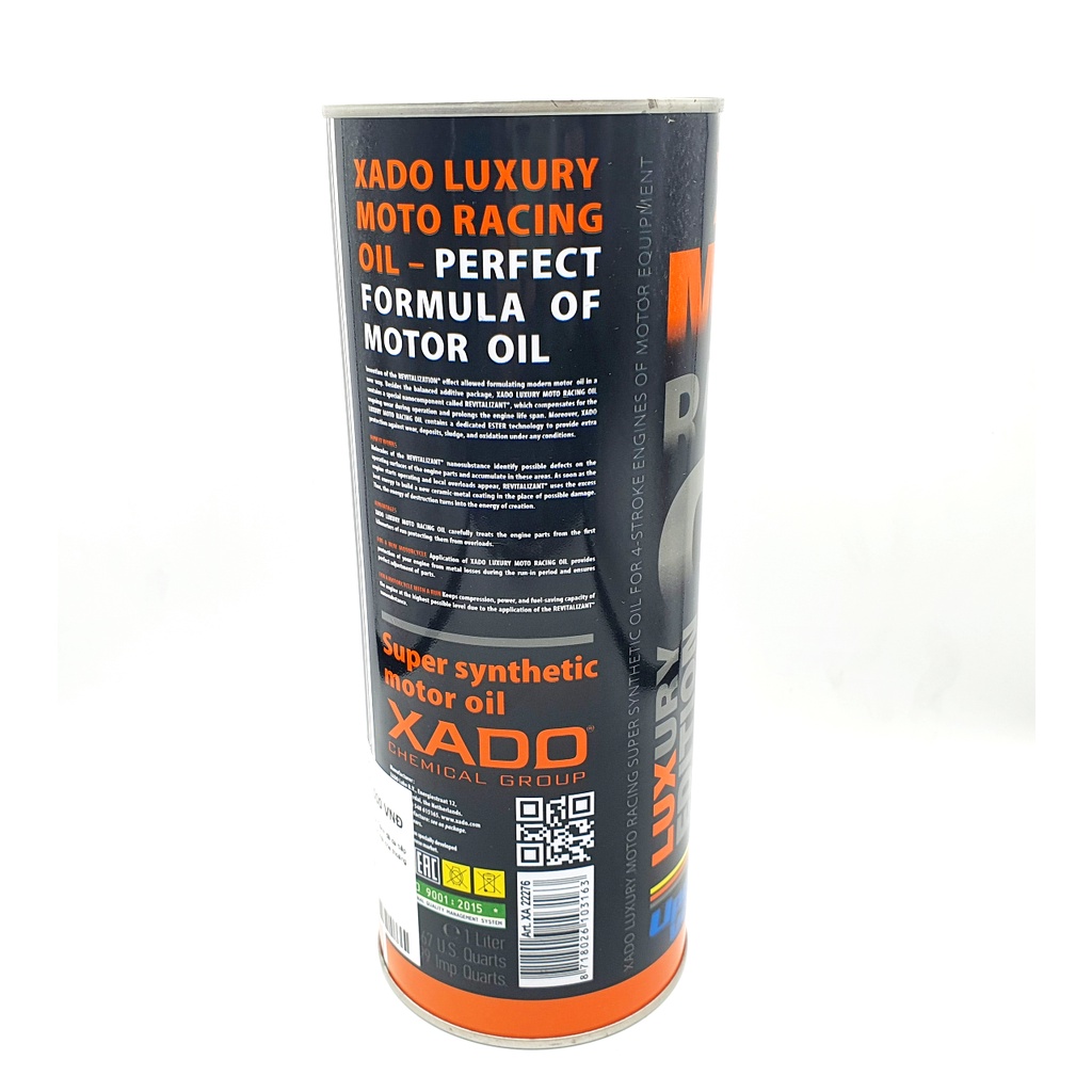Dầu nhớt tổng hợp cao cấp Xado Racing New Version (RF 22.2)