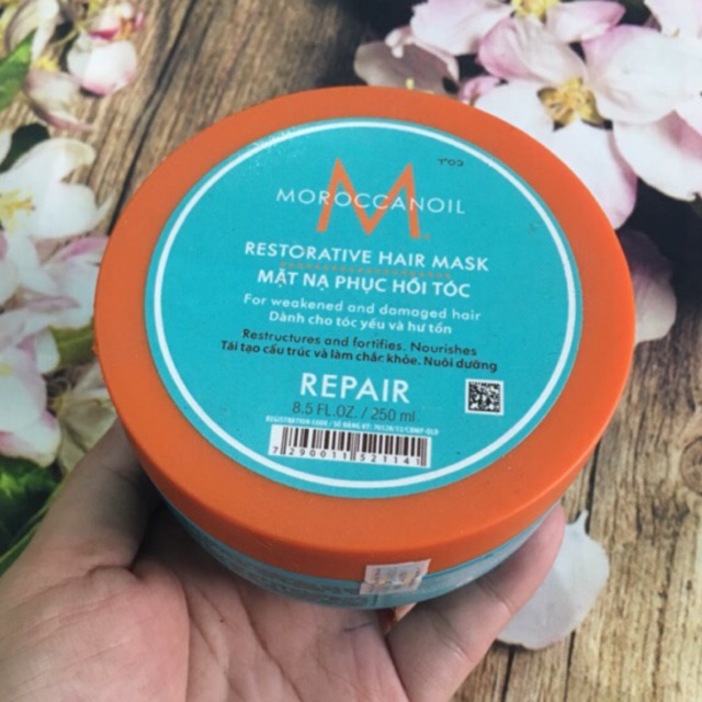 Mặt nạ ủ phục hồi tóc MOROCCANOIL REPAIR MASK 250ml