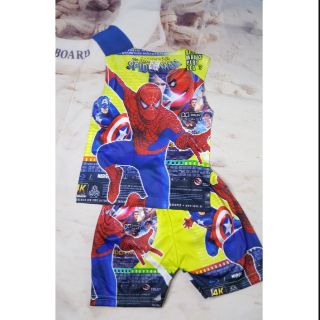 Bộ 3d siêu nhân sát nách [.hàng thun thái- thun lạnh