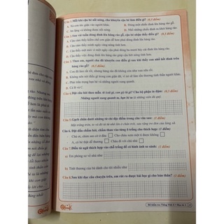 Vở kiểm tra tiếng việt lớp 3