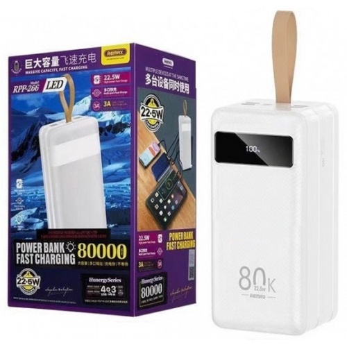 Pin sạc dự phòng 80000mAh Remax RPP-266 22.5W