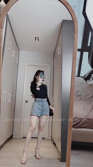 BÁN SỈ ÁO THUN CỔ TRÒN LEN ZIP TAY DÀI NỮ | BigBuy360 - bigbuy360.vn