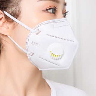 [ HỘP 10 CHIẾC ] Khẩu Trang KN95 . 5 Lớp Kháng Khuẩn - Chống Bụi Mịn - Có Van Hở - Có Kẹp Kim Loại