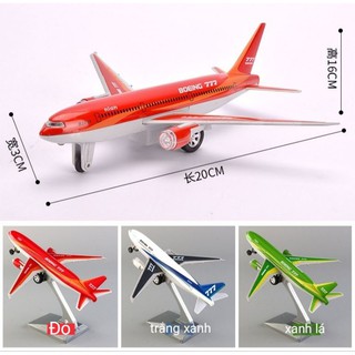 Mô hình Boeing 777, máy bay Boeing 777 tặng kèm đế trưng bày.