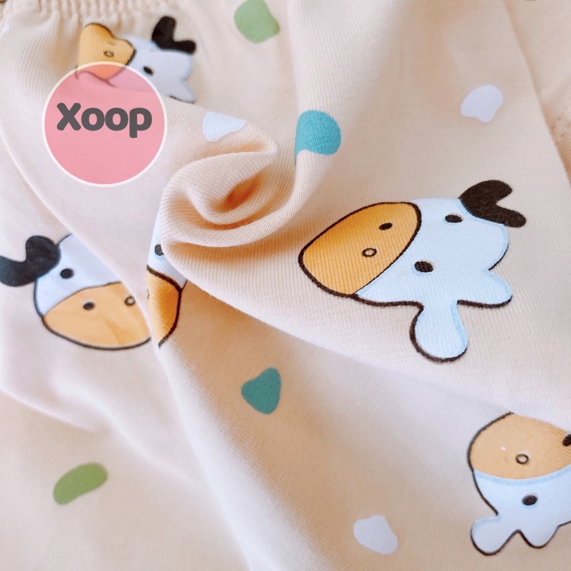 Bộ Cộc Tay Cotton 100% Hàng Minky Mom In Toàn Thân  Họa Tiết Ô Tô Xanh Ngọc- Bò Sữa Cho Bé