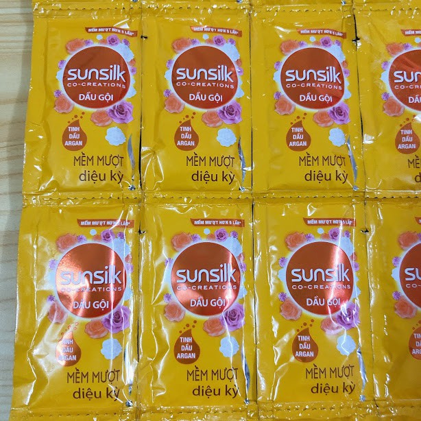 1 gói Dầu gội sunsilk 5,8ml màu vàng