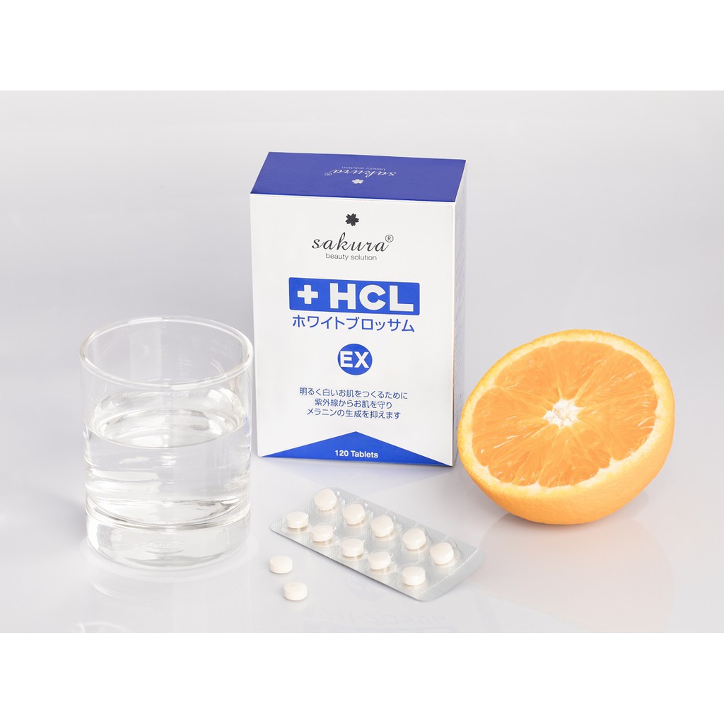 Viên uống giảm nám chuyên sâu Sakura White Blossoms HCL Ex