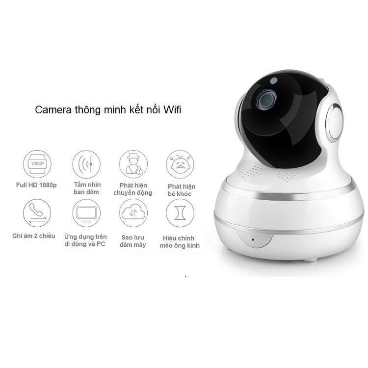 Camera wifi Smarsecur TY-1080P-F3 ( Camera 360 có hồng ngoại nhìn buổi tối )