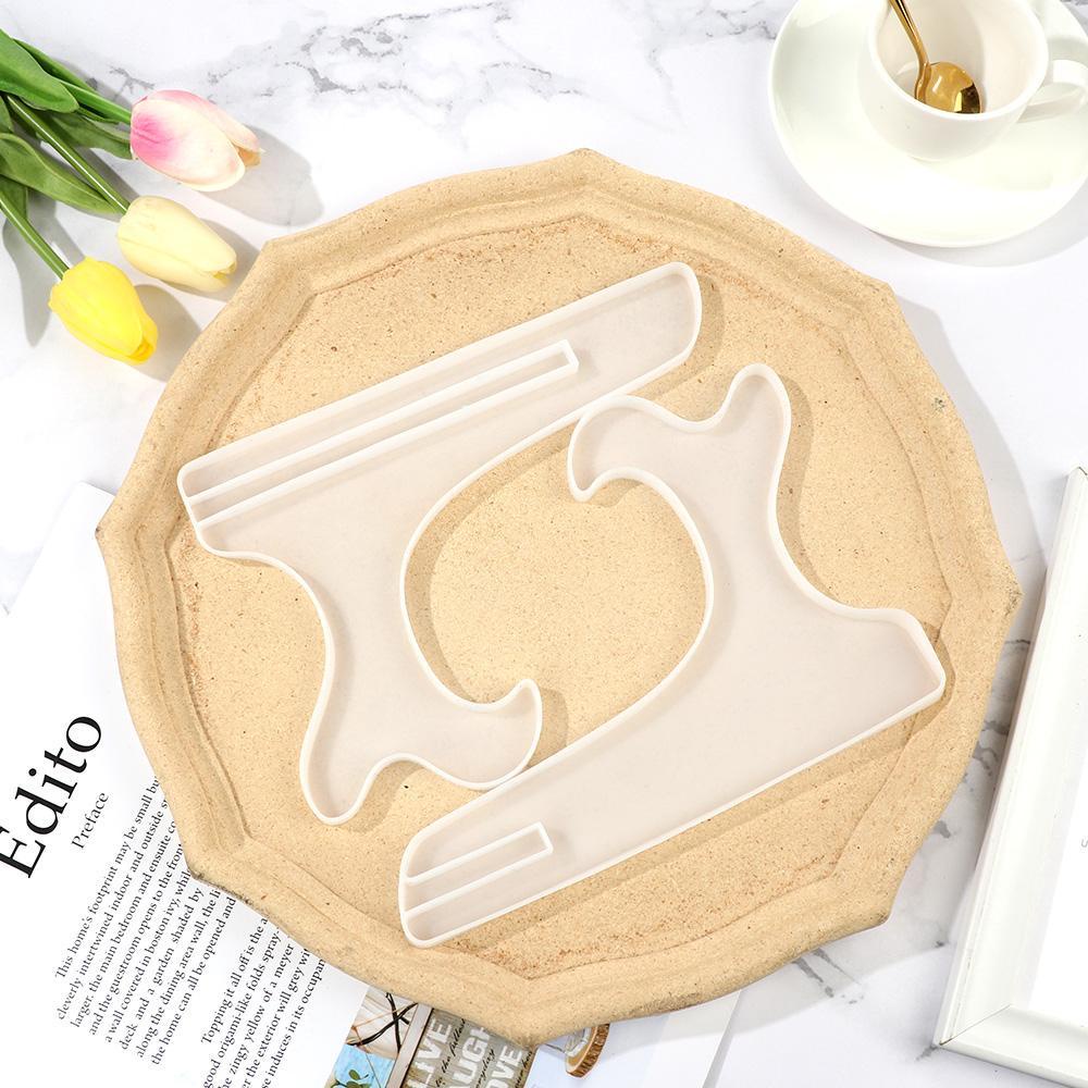 LAKAMIER Set 2 Khuôn Làm Giá Đỡ Hình Ảnh Bằng Epoxy Độc Đáo