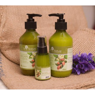 Dầu gội thảo mộc trị rụng tóc Argan I'm Nature