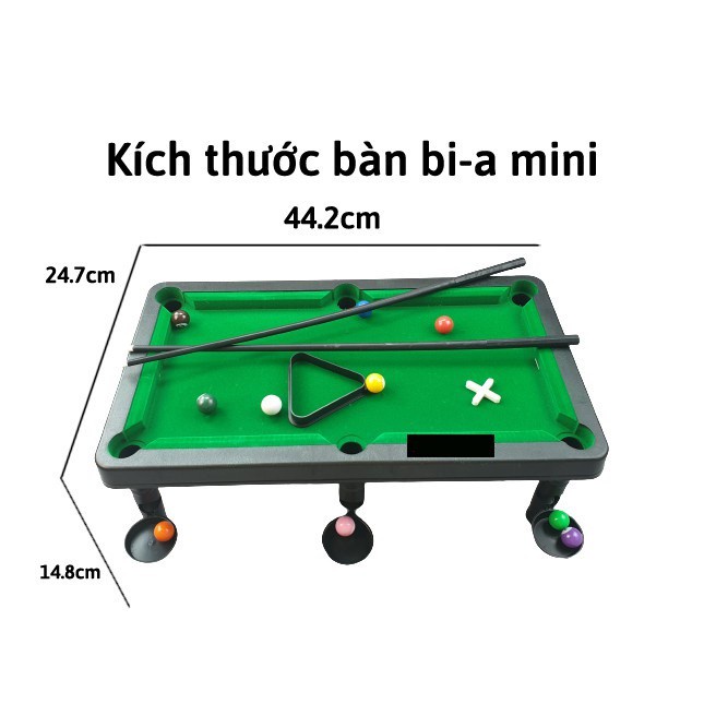 Bida Mini - Bàn Bi A Mini , Full Phụ Kiện, Mặt Bàn Nỉ Chuyên Dụng (Nowship HCM)