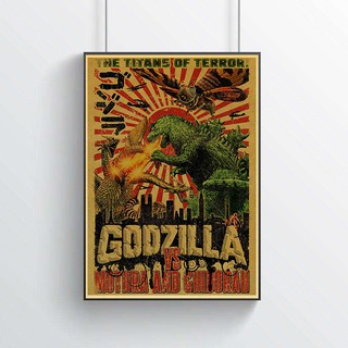Poster Phim Godzilla Dán Tường Trang Trí