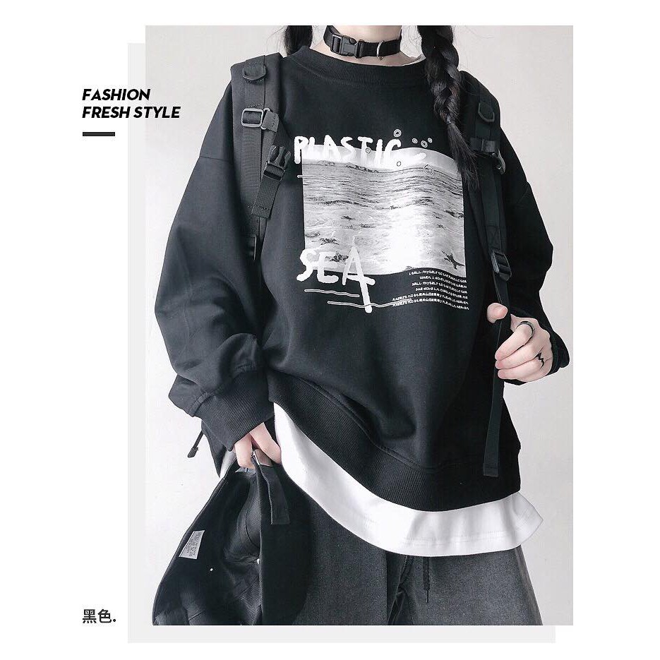 ÁO SWEATER UNISEX PLASTIC - GIN STORE | BigBuy360 - bigbuy360.vn