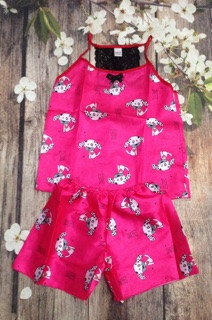 Bộ pijama phi bóng 2 dây
