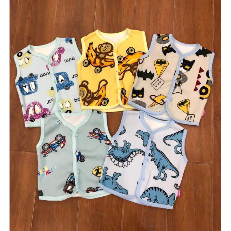 Áo gile nỉ cho bé