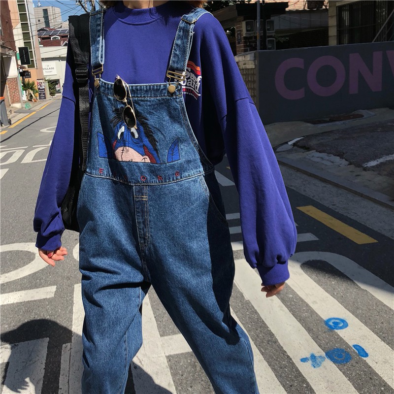 [ORDER] Quần yếm jean con lừa ulzzang | BigBuy360 - bigbuy360.vn