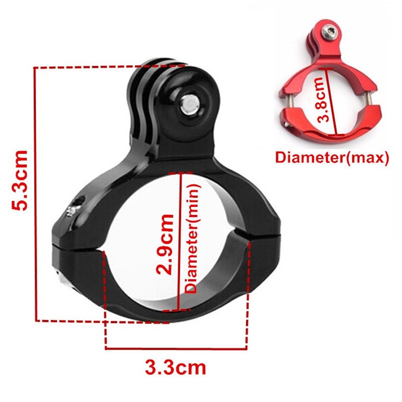 Kẹp nhôm CNC gắn tay lái xe đạp cho camera hành trình GoPro Hero | BigBuy360 - bigbuy360.vn