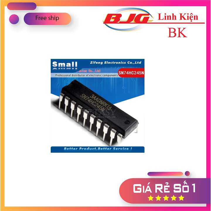 5 IC số 74HC245 sn74hc245 linh kiện bk