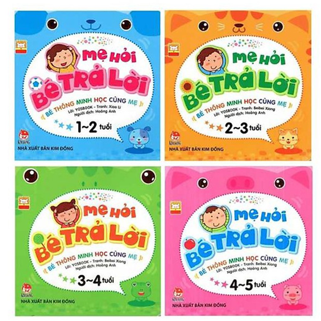 [Mã LIFEMALL995 giảm 10% đơn 99K] Sách - Mẹ Hỏi Bé Trả Lời (4 Cuốn)