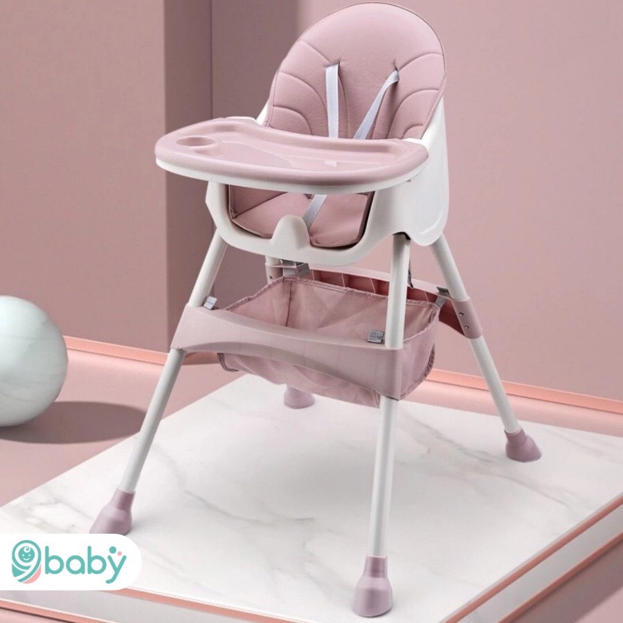 Ghế ăn dặm cho bé điều chỉnh độ cao 9BABY