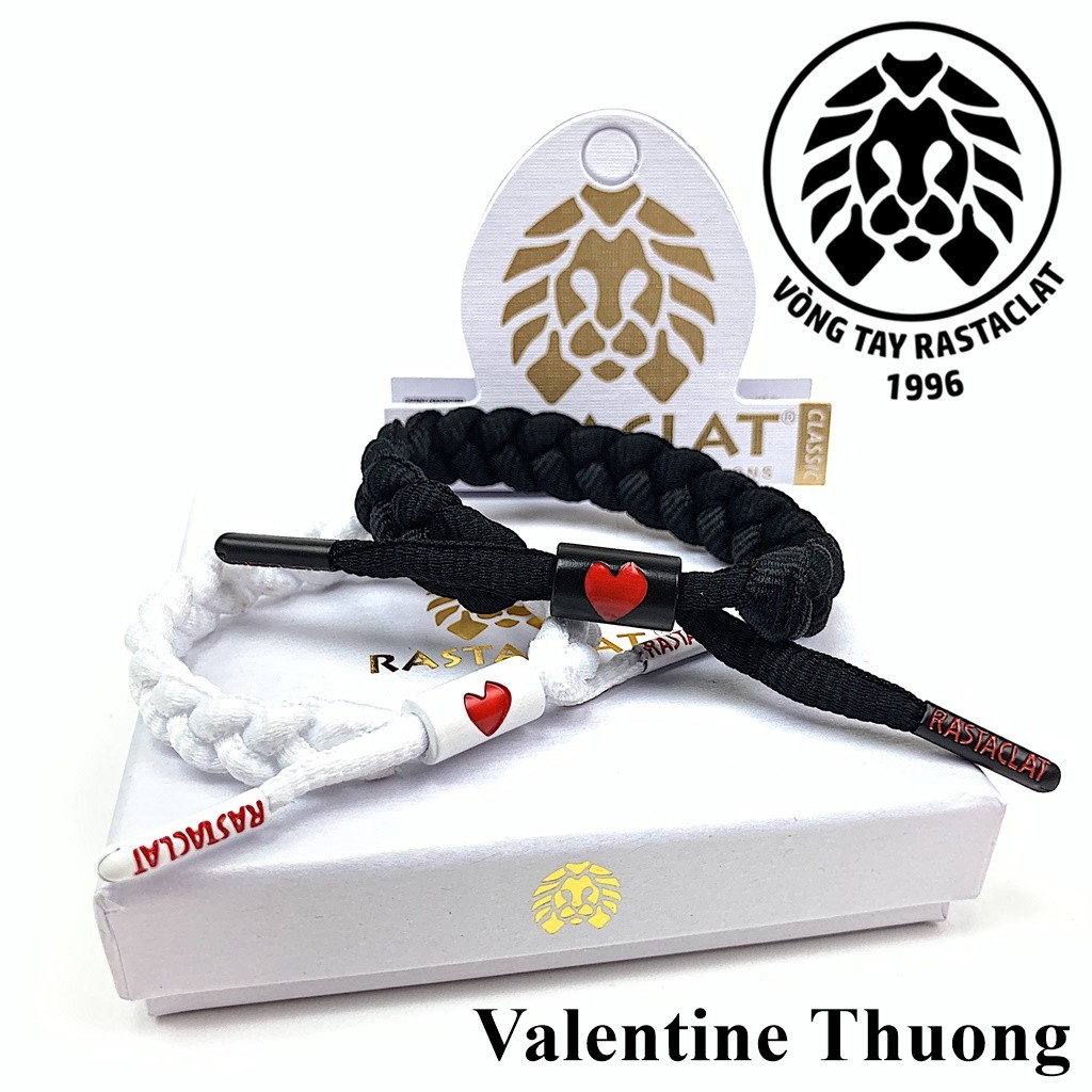 Vòng Tay Rastaclat Cặp Valentine [Tặng móc khoá + Full Box ][Hình Thật]