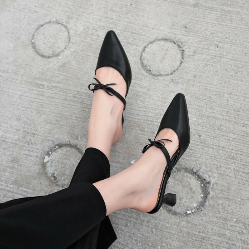 Giày nữ cao gót 7 cm kiểu dáng Hàn Quốc mã GA05