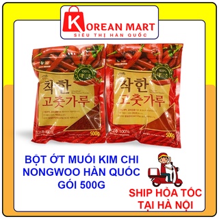 Bột ớt muối kim chi Hàn quốc NONGWOO gói 500g
