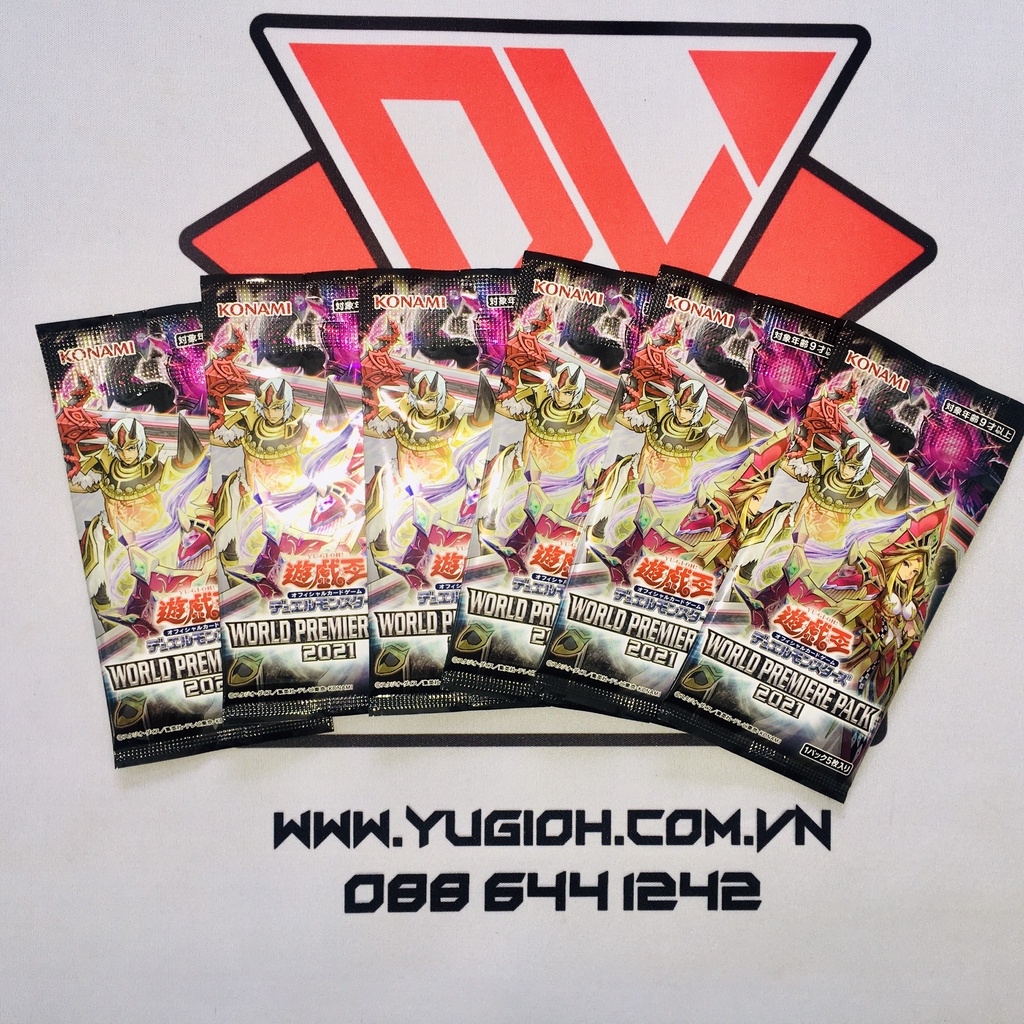 01 Gói Thẻ Bài Yugioh Chính Hãng Tiếng Nhật Yugioh: WWP2 World Premium Pack 2