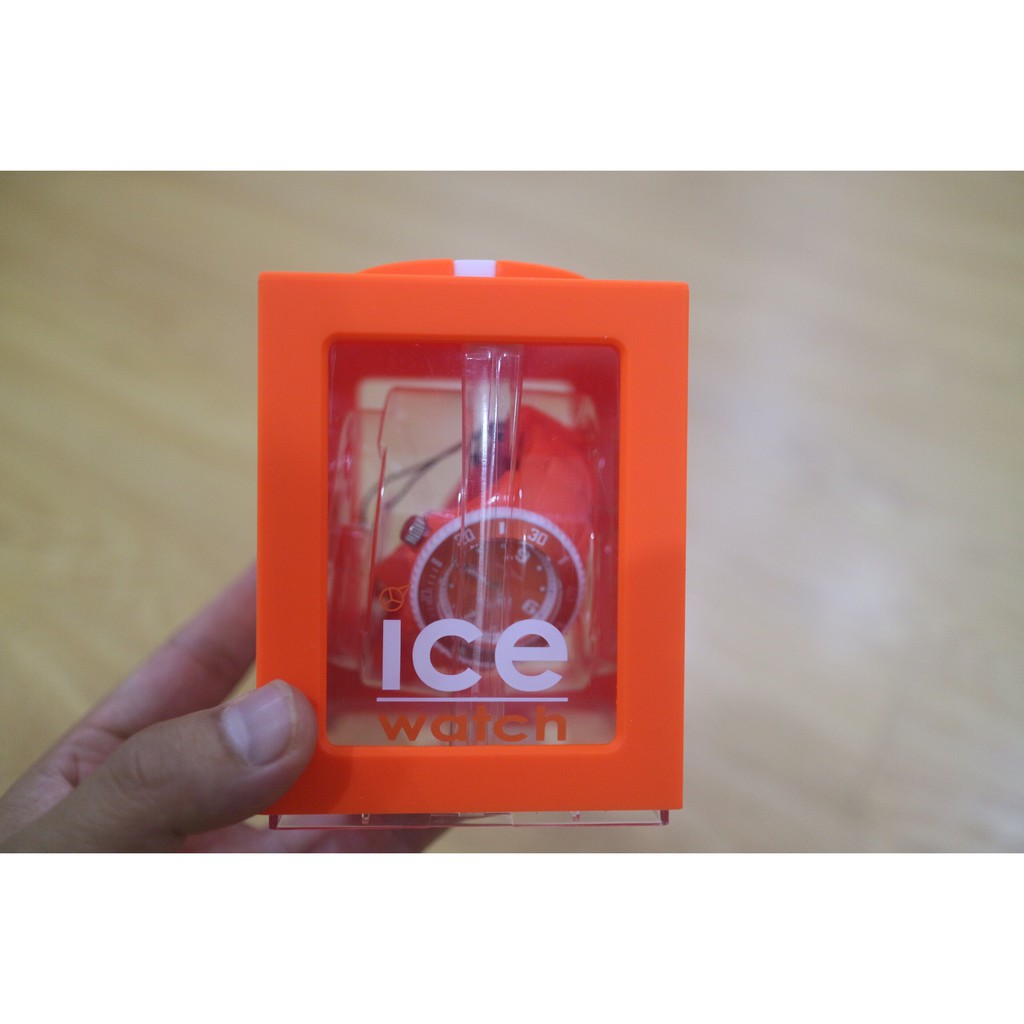 ICEWATCH - Sunshine Neon Orange Silicone Ladies Watch SUN.NOE.S.S.13(Đồng hồ nữ)