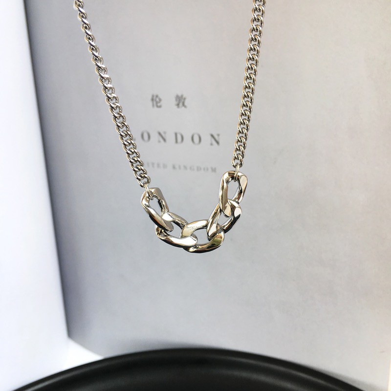 Dây Chuyền Vòng Cổ Unisex Dây Xích Phong Cách Hàn Quốc Cá Tính Mainia Shop