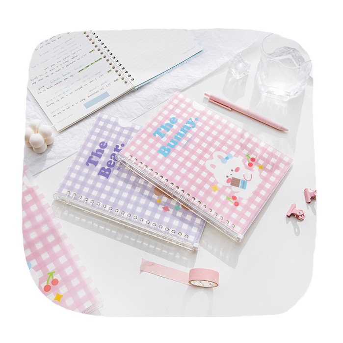 Sổ bìa còng hoạt hình cute A5-B5  -StudywithNgan-cong03